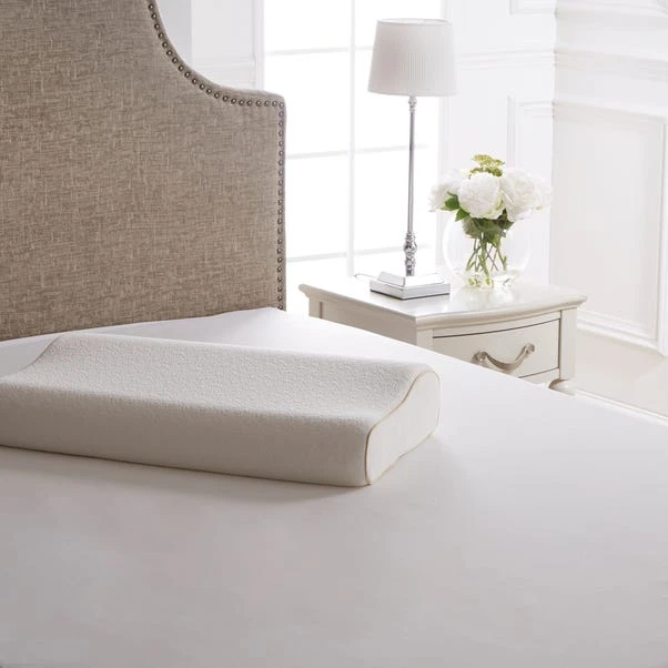 Dorma TENCEL™ Blend Memory Foam Back Sleeper Contour Pillow 2 Dorma TENCEL™ Blend Memory Foam Back Sleeper Contour Pillow - Image 2