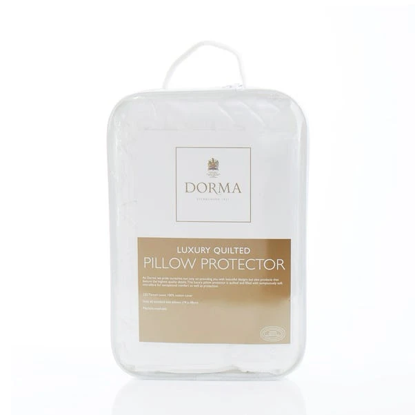 Dorma Pack Of 2 Cotton Pillow Protectors 3 Dorma Pack Of 2 Cotton Pillow Protectors - Image 3