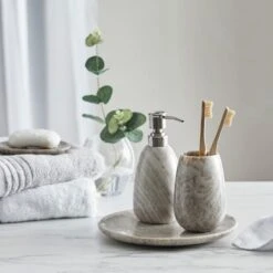 Dorma Purity Marble Natural Soap Dish 7 Dorma Purity Marble Natural Soap Dish -Dorma 1000180611 alt05