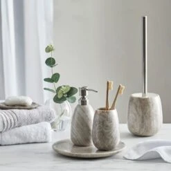 Dorma Purity Marble Natural Toilet Brush 5 Dorma Purity Marble Natural Toilet Brush -Dorma 1000180616 alt04