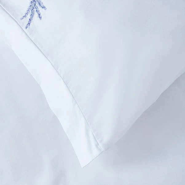Dorma Ashmore Lavender 100% Cotton Oxford Pillowcase Pair 3 Dorma Ashmore Lavender 100% Cotton Oxford Pillowcase Pair - Image 3