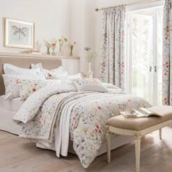 Dorma Wildflower 300 Thread Count 100% Cotton Duvet Cover -Dorma 30239282