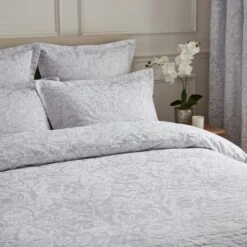 Dorma Winchester Jacquard Grey Duvet Cover 19 Dorma Winchester Jacquard Grey Duvet Cover -Dorma 30270177 alt01
