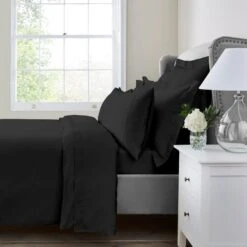Dorma Smooth & Soft 300 Thread Count Cotton Sateen Flat Sheet -Dorma 30624417 alt01