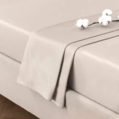 Dorma Smooth & Soft 300 Thread Count Cotton Sateen Flat Sheet -Dorma 30624451