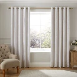 Dorma Acanthus Jacquard Blackout Eyelet Curtains 21 Dorma Acanthus Jacquard Blackout Eyelet Curtains -Dorma 30645007 alt01