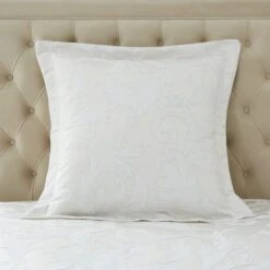 Dorma Acanthus Jacquard Continental Square Pillowcase