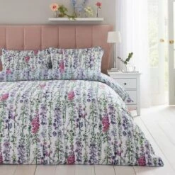 Dorma Country Garden 100% Cotton Duvet Cover And Pillowcase Set 21 Dorma Country Garden 100% Cotton Duvet Cover And Pillowcase Set -Dorma 30711582 alt02