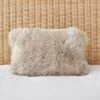 Dorma Natural Sheepskin Boudoir Cushion