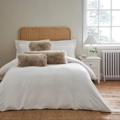 Dorma Natural Sheepskin Long Boudoir Cushion -Dorma 30728465 alt04