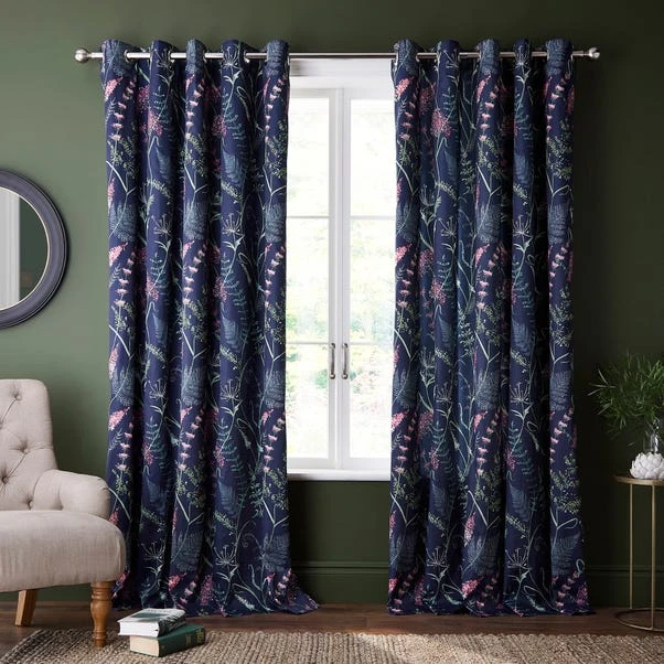 Dorma Winter Garden Blackout Eyelet Curtains 10 Dorma Winter Garden Blackout Eyelet Curtains - Image 10