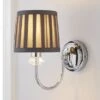 Dorma Genevieve Grey Wall Light