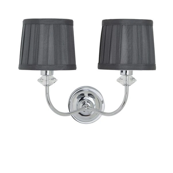 Dorma Genevieve 2 Light Grey Wall Light 5 Dorma Genevieve 2 Light Grey Wall Light - Image 5