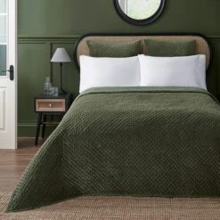 Dorma Genevieve Green Bedspread -Dorma 30733966