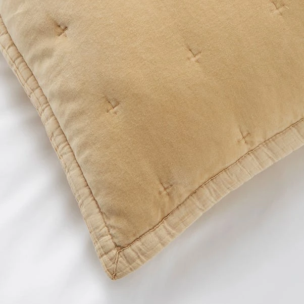 Dorma Adeena Buttermilk Continental Pillowcase 2 Dorma Adeena Buttermilk Continental Pillowcase - Image 2