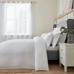 Dorma Purity Tetbury 100% Cotton Duvet Cover And Pillowcase Set -Dorma 30762788 alt06