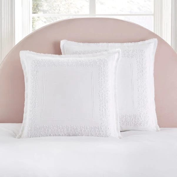 Dorma Purity Burley 100% Cotton Continental Pillowcase 1 Dorma Purity Burley 100% Cotton Continental Pillowcase