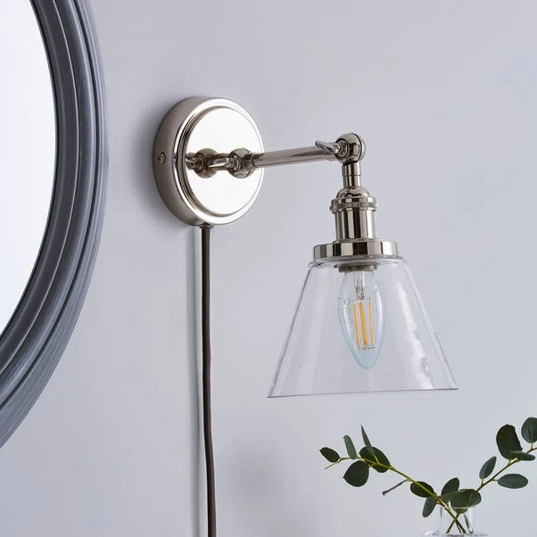 Dorma Purity Nickson Plug In Wall Light 2 Dorma Purity Nickson Plug In Wall Light - Image 2