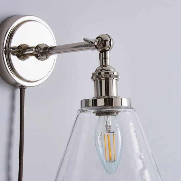 Dorma Purity Nickson Plug In Wall Light 3 Dorma Purity Nickson Plug In Wall Light - Image 3