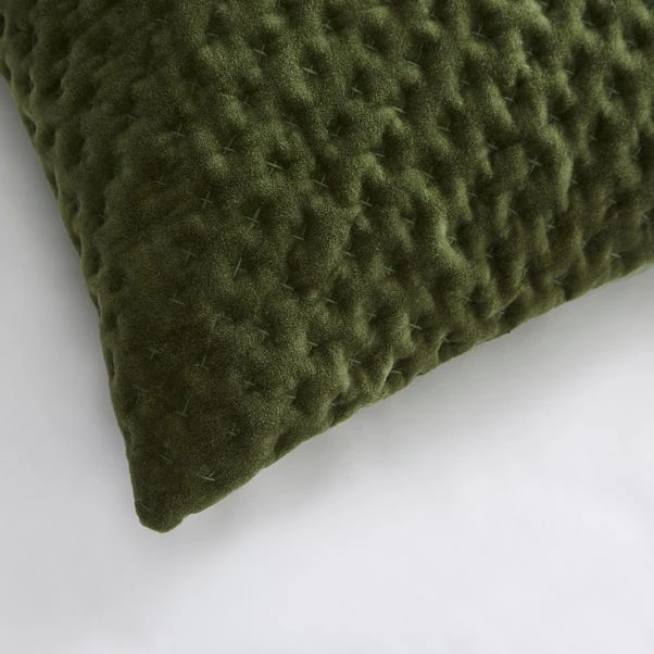 Dorma Genevieve Green 100% Cotton Standard Pillowcase 2 Dorma Genevieve Green 100% Cotton Standard Pillowcase - Image 2