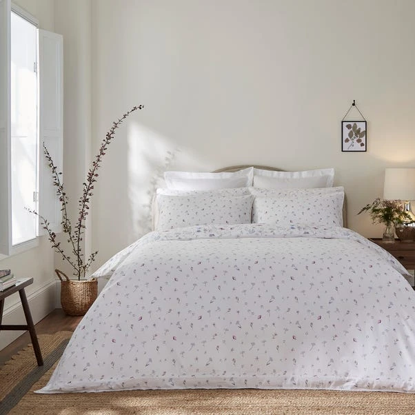 Dorma Wildflower Mauve Cotton Duvet Cover And Pillowcase Set 20 Dorma Wildflower Mauve Cotton Duvet Cover And Pillowcase Set - Image 20