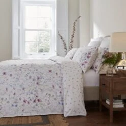 Dorma Wildflower Mauve Cotton Duvet Cover And Pillowcase Set 34 Dorma Wildflower Mauve Cotton Duvet Cover And Pillowcase Set -Dorma 30799102 alt02