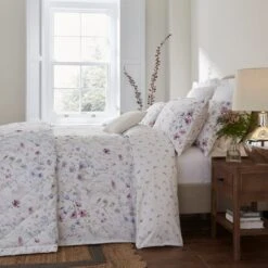Dorma Wildflower Mauve Cotton Duvet Cover And Pillowcase Set 37 Dorma Wildflower Mauve Cotton Duvet Cover And Pillowcase Set -Dorma 30799102 alt05