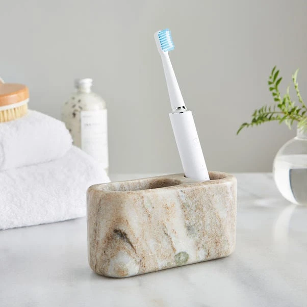 Dorma Marble Natural Electric Toothbrush Holder 1 Dorma Marble Natural Electric Toothbrush Holder