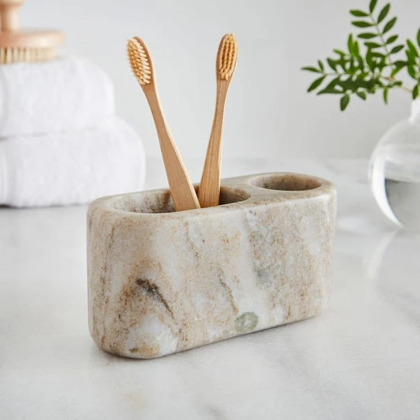 Dorma Marble Natural Electric Toothbrush Holder 2 Dorma Marble Natural Electric Toothbrush Holder - Image 2