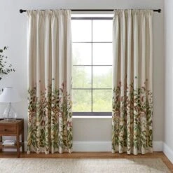 Dorma Rambling Rose Blackout Pencil Pleat Curtains 26 Dorma Rambling Rose Blackout Pencil Pleat Curtains -Dorma 30827700 alt05