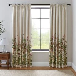 Dorma Rambling Rose Blackout Pencil Pleat Curtains 30 Dorma Rambling Rose Blackout Pencil Pleat Curtains -Dorma 30827772