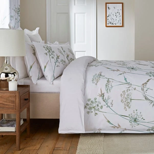 Dorma Purity Meadow 100% Cotton Duvet Cover And Pillowcase Set 17 Dorma Purity Meadow 100% Cotton Duvet Cover And Pillowcase Set - Image 17