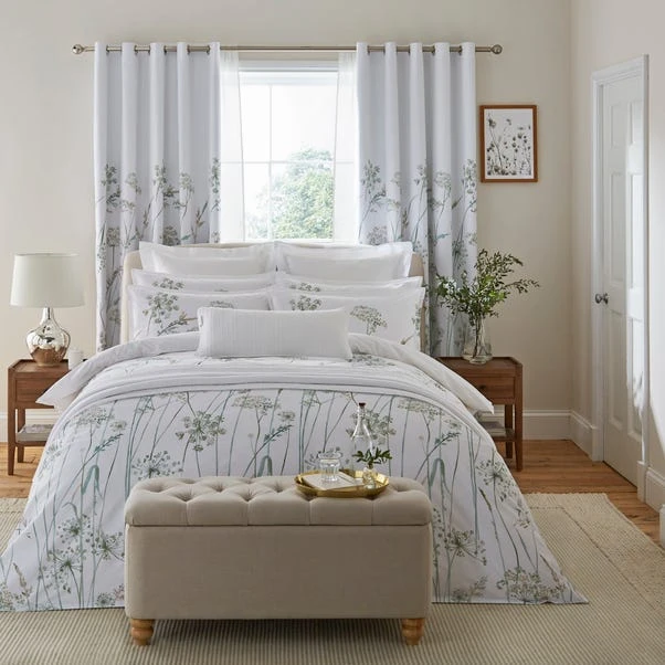 Dorma Purity Meadow 100% Cotton Duvet Cover And Pillowcase Set 4 Dorma Purity Meadow 100% Cotton Duvet Cover And Pillowcase Set - Image 4