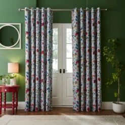 Dorma Modern Romance Vintage Blackout Eyelet Curtains 25 Dorma Modern Romance Vintage Blackout Eyelet Curtains -Dorma 30862307 alt01