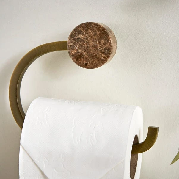 Dorma Purity Marble Toilet Roll Holder 2 Dorma Purity Marble Toilet Roll Holder - Image 2