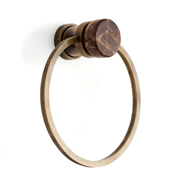 Dorma Purity Marble Towel Ring 3 Dorma Purity Marble Towel Ring - Image 3