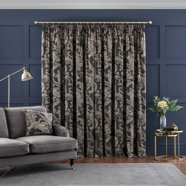 Dorma Gilded Crane Pencil Pleat Curtains 13 Dorma Gilded Crane Pencil Pleat Curtains - Image 13