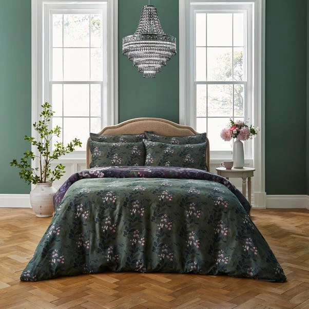 Dorma Giverny Damson Duvet Cover And Pillowcase Set 11 Dorma Giverny Damson Duvet Cover And Pillowcase Set - Image 11