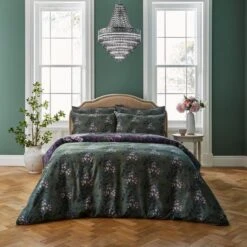 Dorma Giverny Damson Duvet Cover And Pillowcase Set 22 Dorma Giverny Damson Duvet Cover And Pillowcase Set -Dorma 30900243 alt02