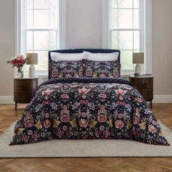 Dorma Midnight Garden Ink Duvet Cover And Pillowcase Set 24 Dorma Midnight Garden Ink Duvet Cover And Pillowcase Set -Dorma 30900264