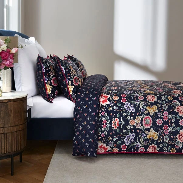 Dorma Midnight Garden Ink Duvet Cover And Pillowcase Set 7 Dorma Midnight Garden Ink Duvet Cover And Pillowcase Set - Image 7