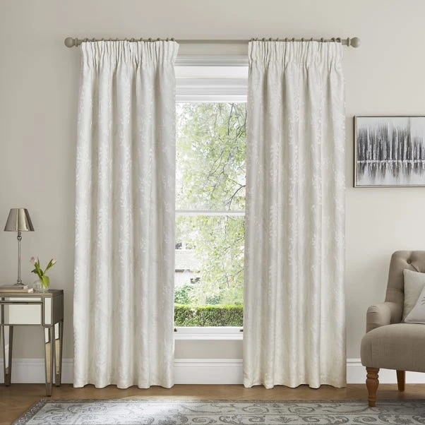 Dorma Luxe Wisteria Blackout Pencil Pleat Curtains 2 Dorma Luxe Wisteria Blackout Pencil Pleat Curtains - Image 2