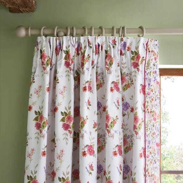 Dorma Modern Ditsy Blackout Pencil Pleat Curtains 1 Dorma Modern Ditsy Blackout Pencil Pleat Curtains