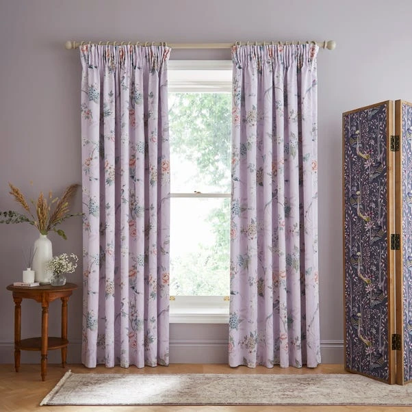 Dorma Love Bird Blackout Pencil Pleat Curtains 6 Dorma Love Bird Blackout Pencil Pleat Curtains - Image 6
