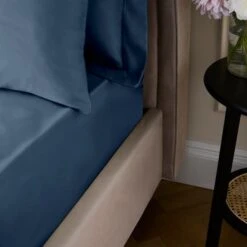 Dorma Egyptian Cotton Sateen 1000 Thread Count Fitted Sheet 39 Dorma Egyptian Cotton Sateen 1000 Thread Count Fitted Sheet -Dorma 30906442 alt02