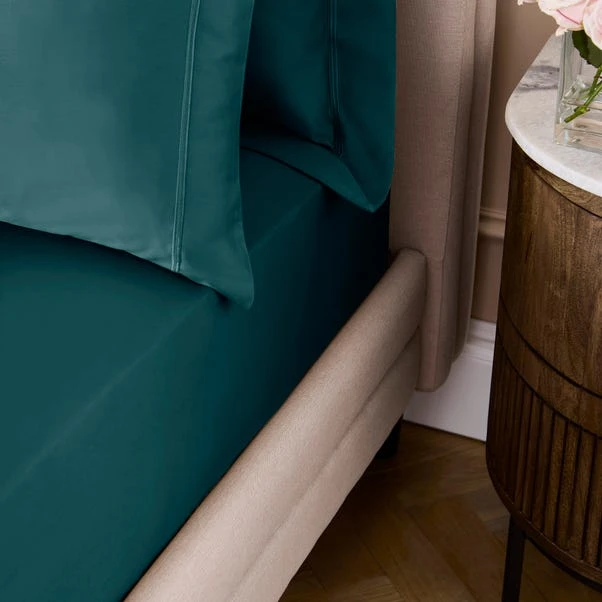 Dorma Cotton Sateen 800 Thread Count Fitted Sheet 9 Dorma Cotton Sateen 800 Thread Count Fitted Sheet - Image 9