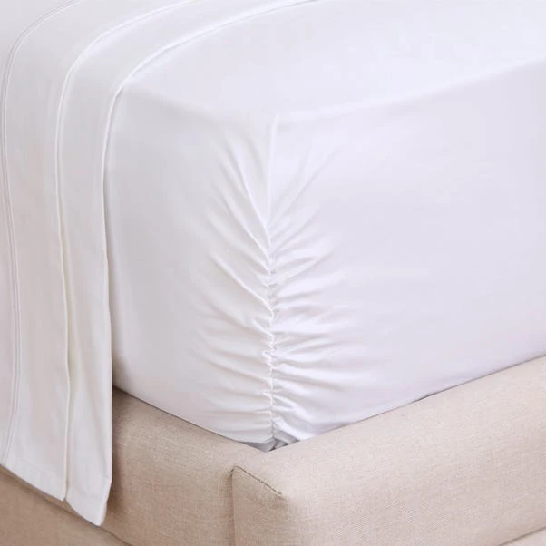 Dorma Cotton Sateen 800 Thread Count Fitted Sheet 1 Dorma Cotton Sateen 800 Thread Count Fitted Sheet