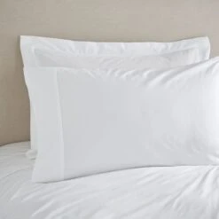 Dorma Crisp & Fresh 400 Thread Count Cotton Percale Kingsize Standard Pillowcase -Dorma 30926450