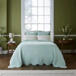 Dorma Soft Scalloped Bedspread -Dorma 30927629