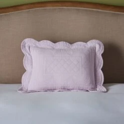 Dorma Soft Scalloped Rectangle Cushion -Dorma 30927651